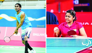 Pramod, Bhavina named flag bearers at Asian Para Games