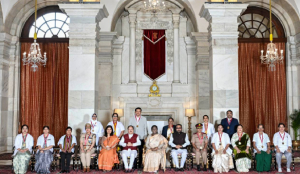 President Droupadi Murmu Confers National Florence Nightingale Awards 2026 to 15 nursing professionals