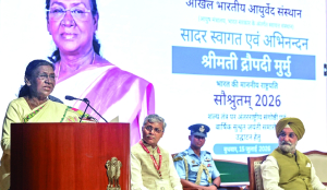 President Murmu urges Ayurveda students to follow Sushruta, embrace science