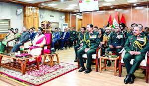 President Murmu visits ARTRAC, lauds Army preparedness