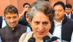 Priyanka Gandhi slams BJP after Dubey targets Gandhi family in Lok Sabha