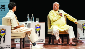 Protest is part of democracy, says Bhagwat