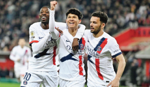PSG retakes Ligue 1 lead after defeating Nice