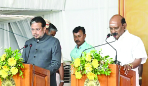 Puducherry cabinet expansion: Three ministers sworn in