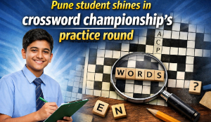 Pune student shines in crossword championship’s practice round