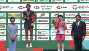 PV Sindhu clinches Maiden Japan open title, defeats Akane Yamaguchi in straight games