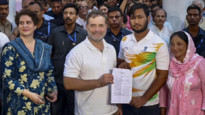 Rahul’s dharna spurs FIR in pellet gun case