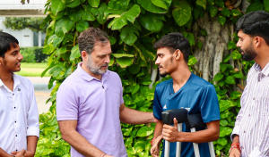 Rahul Gandhi backs Bihar students, warns BJP against suppressing voice of youth