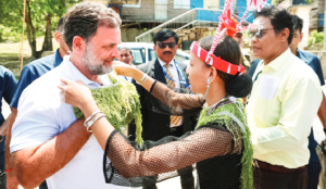 Rahul Gandhi meets tribal leaders in Great Nicobar
