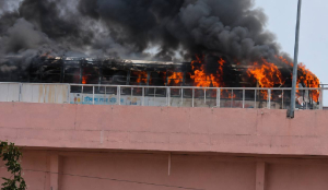 Rajasthan Roadways bus catches fire near Ajmer; 37 passengers evacuated safely