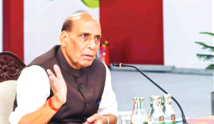 Rajnath Chinese counterpart discuss LAC peace in Bishkek