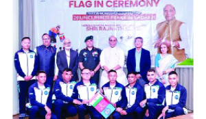 Rajnath Singh felicitates NIMAS team for historic Ladakh peak summits