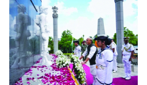 Rajnath visits IPKF memorial in Colombo