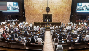 Rajya Sabha adjourned till Monday amid Opposition protests over Amit Shah's absence