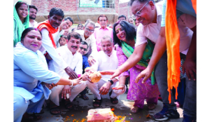 Ravinder Indraj Singh inaugurates water pipeline projects in Bawana