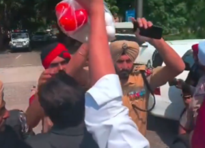 Ravneet Singh Bittu detained after waving liquor bottle at Mann's cavalcade