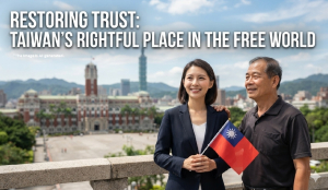 Restoring trust: Taiwan’s rightful place in the free world