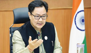 Rijiju slams Rahul for disrupting Parliament