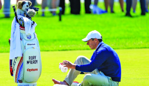 Rory McIlroy cuts practice short at PGA
