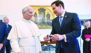 Rubio visits Vatican after Trump’s Pope criticism