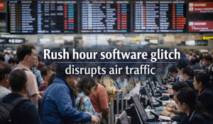 Rush hour software glitch disrupts air traffic