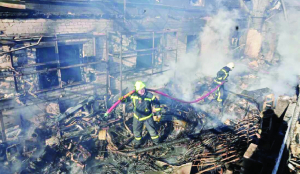 Russian drone, missile attacks kill 4 in Kyiv