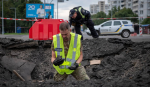 Russian missile and drone attack on Kyiv injures 10