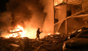 Russian missile and drone attack on Kyiv kills 10, injures 46