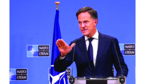 Rutte demands credible NATO defence spending plans