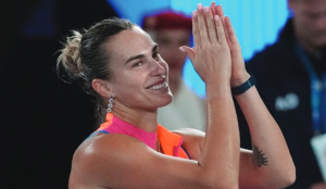 Sabalenka credits her new dog with providing mental health support