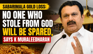 Sabarimala gold loss: No one who stole from God will be spared, says K Muraleedharan