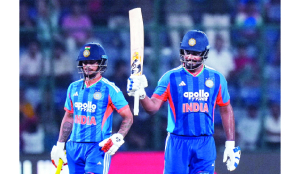 Samson, Nitish star as India thrash Afghanistan by 7 wickets to clinch series