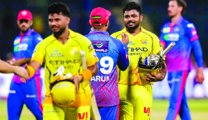 Samson stands out on tricky track as CSK demolish Delhi Capitals