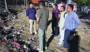 Sanitation drive carried out in Daya Basti area