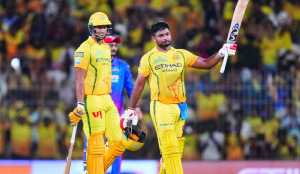 Sanju Samson’s hundred gives CSK first win of IPL 2026