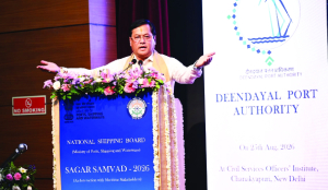 Sarbananda Sonowal launches NSB website, receives annual reports at Sagar Samvad