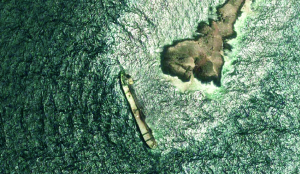 Satellite images show leaking tanker sinking off Oman