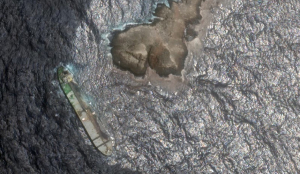 Satellite images show sanctioned tanker sinking deeper off Oman coast, oil spill widening