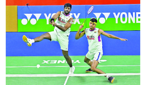 Satwik-Chirag enter China Masters semis; Srikanth ousted