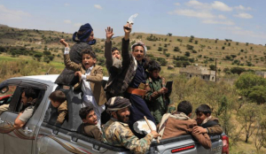 Saudi-backed Yemeni forces expel the Houthis from several areas around key strait, officials say