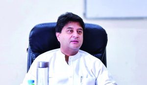 Scindia unveils projects worth `350 crore in Guna