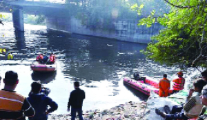 Search continues for man swept away during idol immersion in Yamuna canal
