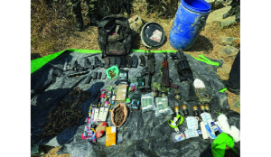 Security forces recover huge arms, explosives cache in north Kashmir