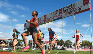 Sha’Carri Richardson storms from scratch to a stunning Stawell Gift win