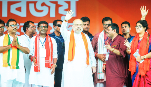 Shah promises UCC, end to ‘syndicate raj’ in West Bengal