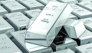 Silver futures surge to four-week high