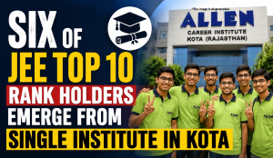 Six of JEE top 10 rank holders emerge from single institute in Kota