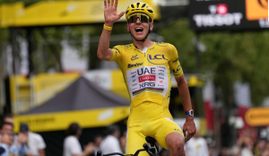 Slovenian Tadej Pogacar wins record-equaling fifth Tour de France title