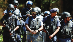 South Africa arrests 12 police officers on suspicion of corruption