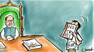 Speaker in the storm: The failed motion